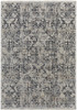 12' X 15' Ivory Gray And Taupe Abstract Power Loom Distressed Area Rug With Fringe