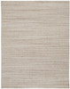 9' X 12' Ivory Wool Hand Woven Stain Resistant Area Rug