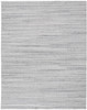 4' X 6' Silver Wool Hand Woven Stain Resistant Area Rug