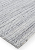 4' X 6' Silver Wool Hand Woven Stain Resistant Area Rug