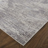 10' X 13' Tan Taupe And Gray Abstract Power Loom Distressed Stain Resistant Area Rug