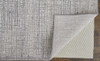 10' X 13' Taupe And Ivory Plaid Power Loom Distressed Stain Resistant Area Rug