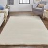 5' X 7' Tan Shag Area Rug