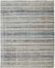 8' X 10' Gray Blue And Green Abstract Hand Woven Area Rug