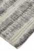8' X 10' Gray Ivory And Black Abstract Hand Woven Area Rug