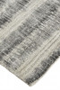 9' X 12' Gray Ivory And Black Abstract Hand Woven Area Rug