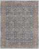 2' X 3' Blue And Red Floral Power Loom Stain Resistant Area Rug