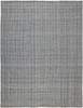 8' X 10' Gray Ivory And Blue Hand Woven Area Rug