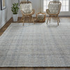 12' X 15' Ivory Tan And Gray Hand Woven Area Rug