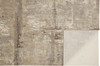 5' X 8' Tan Ivory And Brown Abstract Area Rug