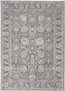 8' X 10' Taupe And Ivory Floral Power Loom Area Rug