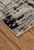 12' X 18' Black White And Gray Area Rug