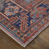 4' X 6' Red Tan And Blue Floral Power Loom Area Rug