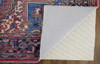 5' X 8' Red Tan And Blue Floral Power Loom Area Rug