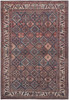 10' X 14' Brown Red And Ivory Floral Power Loom Area Rug