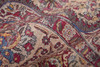 8' X 10' Red Tan And Pink Floral Power Loom Area Rug