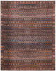 2' X 3' Red Brown And Blue Floral Power Loom Area Rug