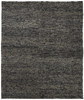 5' X 8' Gray Taupe And Black Wool Hand Woven Stain Resistant Area Rug