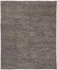 8' X 11' Purple Taupe And Gray Wool Hand Woven Distressed Stain Resistant Area Rug