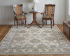 4' X 6' Tan Ivory And Brown Power Loom Area Rug