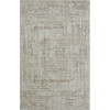 4' X 6' Beige Abstract Distressed Area Rug