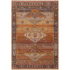 4' X 6' Brown Southwestern Area Rug