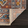 5' X 8' Red Southwestern Area Rug