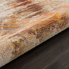 9' X 12' Gray Abstract Distressed Area Rug