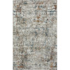 9' X 12' Gray Abstract Distressed Area Rug