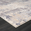 2' X 8' Gray Abstract Runner Rug