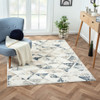 8' X 10' Ivory Geometric Area Rug