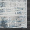 8' X 10' Blue Abstract Area Rug