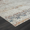 8' X 10' Ivory Tribal Distressed Washable Area Rug