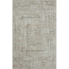 8' X 10' Beige Abstract Distressed Area Rug
