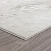5' X 8' Cream Abstract Distressed Area Rug