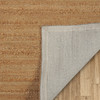 8' X 10' Beige Hand Woven Non Skid Area Rug