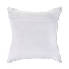 Set Of Two 18" X 18" White Chevron Zippered 100% Cotton Throw Pillow