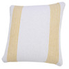 Set Of Two 20" X 20" Yellow Geometric Zippered 100% Cotton Throw Pillow