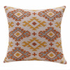 Set Of Two 20" X 20" Yellow Geometric Zippered 100% Cotton Throw Pillow