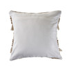 Set Of Two 20" X 20" Tan Geometric Zippered Polyester Throw Pillow