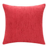 Set Of Two 20" X 20" Pink Solid Color Zippered Linen Throw Pillow