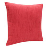 Set Of Two 20" X 20" Pink Solid Color Zippered Linen Throw Pillow