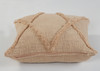 Set Of Two 18" X 18" Brown Geometric Zippered 100% Cotton Throw Pillow