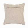 Set Of Two 20" X 20" Beige Solid Color Zippered 100% Cotton Throw Pillow