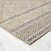 8' X 10' Tan Geometric Handmade Indoor Outdoor Area Rug