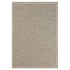 5' X 7' Tan Handmade Indoor Outdoor Area Rug