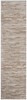 12' Brown Abstract Power Loom Runner Rug