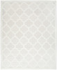 7' X 10' Cream Geometric Flatweave Area Rug