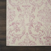 8' X 10' Cream Damask Power Loom Area Rug