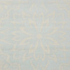 8' X 10' Light Blue Floral Power Loom Area Rug